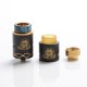 Authentic Steel Sebone Hybrid Mechanical Mod + RDA Kit - Black, Brass, 1 x 18650, 24mm Diameter