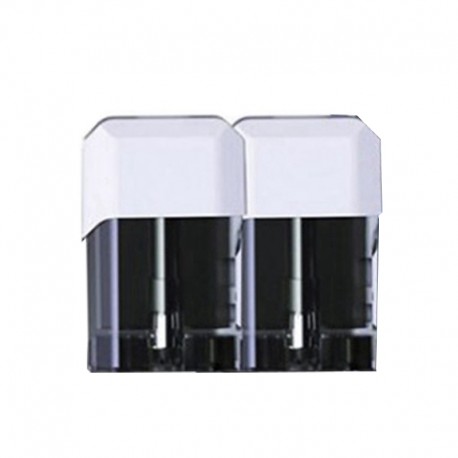 [Ships from Bonded Warehouse] Authentic Vapelustion Hannya Nano Replacement Cartridge w/ 1.2ohm Coil - White, 2.0ml (2 PCS)