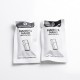 Authentic Vapelustion Hannya Nano Pod System Vape Kit Replacement Cartridge w/ 1.2ohm Coil - White, 2.0ml (2 PCS)