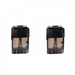 [Ships from Bonded Warehouse] Authentic Vapelustion Hannya Nano Replacement Cartridge w/ 1.2ohm Coil - Black, 2.0ml (2 PCS)