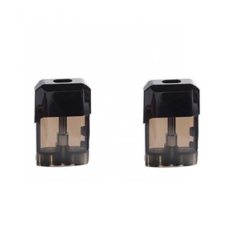 [Ships from Bonded Warehouse] Authentic Vapelustion Hannya Nano Replacement Cartridge w/ 1.2ohm Coil - Black, 2.0ml (2 PCS)