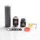 Authentic Steel Sebone Hybrid Mechanical Mod + RDA Kit - Black, Stainelss Steel, 1 x 18650, 24mm Diameter