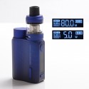 Authentic Vaporesso SWAG II 80W VW Box Mod w/ NRG PE Tank Atomizer Kit - Blue, 3.5ml, 5~80W, 1 x 18650