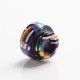 Authentic Reewape AS171 Replacement 810 Drip Tip for SMOK TFV8 / TFV12 Tank / Kennedy - Purple + Multiple Color, Resin, 12mm