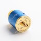 Authentic Steel Vape Compass RDA Rebuildable Dripping Vape Atomizer - Blue, Stainless Steel + Aluminum, 25mm Diameter