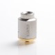 Authentic Steel Vape Compass RDA Rebuildable Dripping Vape Atomizer - Blue, Stainless Steel + Aluminum, 25mm Diameter