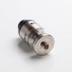 Authentic Steel Vape Tailspin RDTA Rebuildable Dripping Tank Vape Atomizer - Silver, Stainless Steel, 4ml, 25mm Diameter