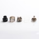 Authentic Steel Vape Tailspin RDTA Rebuildable Dripping Tank Vape Atomizer - Silver, Stainless Steel, 4ml, 25mm Diameter