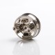 Authentic Steel Vape Tailspin RDTA Rebuildable Dripping Tank Vape Atomizer - Silver, Stainless Steel, 4ml, 25mm Diameter