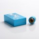 Authentic Steel Vape Phoenix Mechanical Squonk Box Mod + RDA Vape Kit - Blue, 7.5ml, 1 x 18650 / 20700, 24mm Diameter