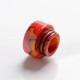 Authentic Reewape AS265 810 Replacement Drip Tip for SMOK TFV8 / TFV12 Tank /Kennedy/Battle/Reload RDA - Yellow Red, Resin, 12mm