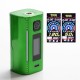 Authentic Asmodus Lustro 200W Touch Screen TC VW Variable Wattage Vape Box Mod - Candy Green, 5~200W, 2 x 18650