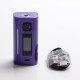 Authentic Asmodus Lustro 200W Touch Screen TC VW Variable Wattage Vape Box Mod - Purple, 5~200W, 2 x 18650