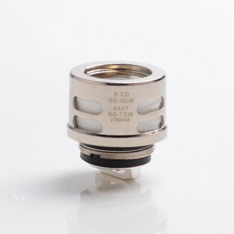 Authentic VapeSoon Replacement QF Meshed Coil Head for Vaporesso Skrr Sub Ohm Tank - Silver, 0.2ohm (50~80W)