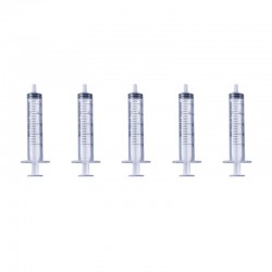 [Ships from Bonded Warehouse] E- Injector / E- Syringewithout Needle Tip - Transparent, 10ml (5 PCS)