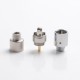 Authentic Sanvape Q8 Pro Pod System Vape Kit / Cartridge Replacement RBA Rebuildable Coil Head - Silver