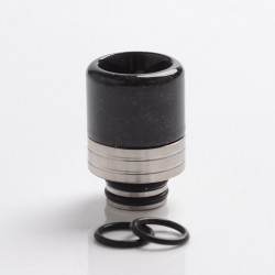 Authentic Reewape AS297F Replacement Anti Split 510 Drip Tip for RDA/RTA/RDTA/Sub-Ohm Tank Atomizer - Black, Resin + SS, 20mm