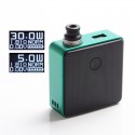 [Ships from Battery Warehouse] Authentic SXK Bantam Revision 30W VW Box Mod Kit w/ 18350 Battery - Green, 5~30W, 1 x 18350