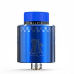Authentic Ehpro Kelpie BF RDA Rebuildable Dripping Atomizer w/ BF Pin - Blue, Stainless Steel + Resin, 24mm Diameter