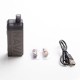 Authentic Voopoo Navi 40W 1500mAh VW Mod Pod Triple Airflow System Vape Kit - Carbon Fiber, Zinc Alloy, 0.45ohm / 0.6ohm, 5~40W