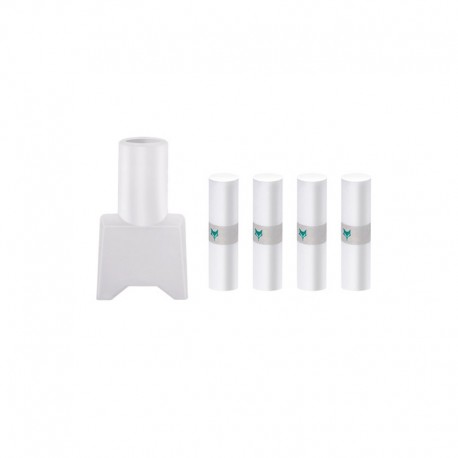 [Ships from Bonded Warehouse] Authentic Kumiho Magic Connector + Filter Tip w/ Core for Juul, GeekVape Aegis Boost -White