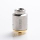 Authentic Steel Vape Compass RDA Rebuildable Dripping Vape Atomizer - Black, Stainless Steel + Aluminum, 25mm Diameter