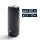 Authentic Eleaf iStick Rim C 80W TC VW Variable Wattage Box Vape Mod - Matte Black, 1~80W, 1 x 18650