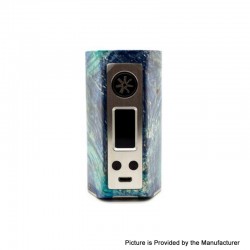 Authentic Asmodus Minikin Kodama 21700 180W TC VW Box Mod - Blue, Stabilized Wood + Resin, 5~180W, 1 x 21700