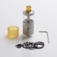 Authentic YDDZ V1 22mm RTA Rebuildable Tank Vape Atomizer - Silver, Stainless Steel, 4ml, 22mm Diameter