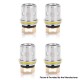 Authentic Uwell Rafale Sub Ohm Tank Replacement Coil Heads - Silver, Ni200, 0.1ohm (4 PCS)