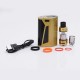 Authentic SMOKTech SMOK GX350 350W TC VW Box Mod w/ TFV8 Cloud Beast Tank Full Kit - Gold Black, 220W / 350W, 4 x 18650