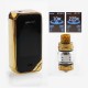 Authentic SMOKTech SMOK X-Priv 225W TC VW Box Mod + TFV12 Prince Standard Kit - Prism Gold, 8ml, 1~225W, 2 x 18650