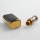 Authentic SMOKTech SMOK X-Priv 225W TC VW Box Mod + TFV12 Prince Standard Kit - Prism Gold, 8ml, 1~225W, 2 x 18650