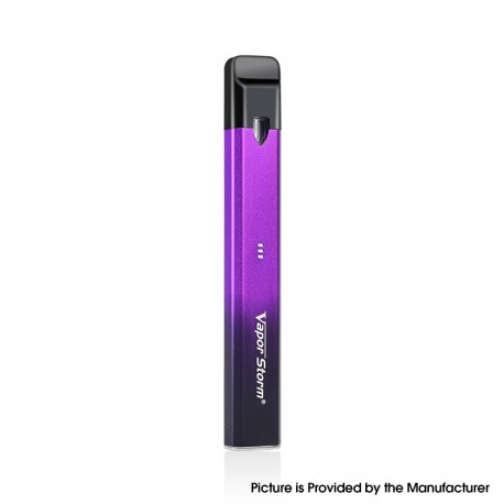 Authentic Storm Stalker 2 400mAh Pod System Pen Starter Kit - Black Purple, 1.8ml, 1.3ohm