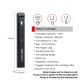 Authentic Storm Stalker 2 400mAh Pod System Pen Starter Kit - Black Red, 1.8ml, 1.3ohm