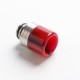 Authentic Reewape AS297F Replacement Anti Split 510 Drip Tip for RDA/RTA/RDTA/Sub-Ohm Tank Atomizer - Red, Resin + SS, 20mm