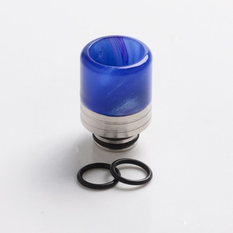 Authentic Reewape AS297F Replacement Anti Split 510 Drip Tip for RDA/RTA/RDTA/Sub-Ohm Tank Atomizer - Blue, Resin + SS, 20mm