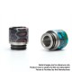 Authentic Coil Father Anti Split 810 Drip Tip for SMOK TFV8 / TFV12 Tank / Kennedy / Battle RDA - Honeycomb Red, Resin, 17mm