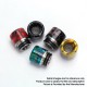 Authentic Coil Father Anti Split 810 Drip Tip for SMOK TFV8 / TFV12 Tank / Kennedy / Battle RDA - Honeycomb Red, Resin, 17mm