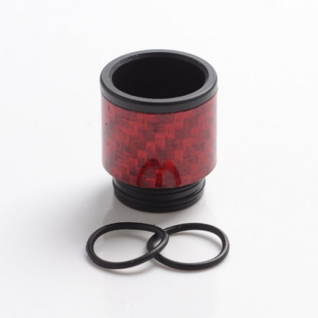 Authentic Reewape AS292 Replacement 810 Drip Tip for SMOK TFV8 / TFV12 Tank / Kennedy / Battle RDA - Red, Carbon, 18mm