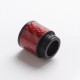 Authentic Reewape AS292 Replacement 810 Drip Tip for SMOK TFV8 / TFV12 Tank / Kennedy / Battle RDA - Red, Carbon, 18mm