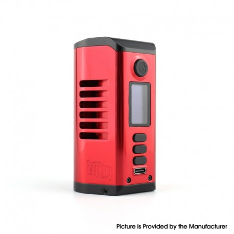 Authentic Dovpo Odin 200 200W TC VV VW Box Mod - Red, Aluminum Alloy + Zinc Alloy, 5~200W, 200~600'F, 2 x 20700 / 21700