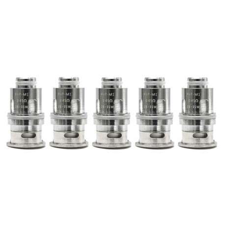 Authentic VapeSoon Replacement PnP-M1 Coil Head for Voopoo VINCI / VINCI R / VINCI X Pod Kit - 0.45ohm (28~35W) (5 PCS)