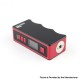 Authentic Dovpo Mono SQ 75W TC VW Variable Wattage Vape Box Mod - Red, 1~75W, Evolv's DNA75C Chipset, 1 x 18650