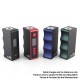 Authentic Dovpo Mono SQ 75W TC VW Variable Wattage Vape Box Mod - Red, 1~75W, Evolv's DNA75C Chipset, 1 x 18650