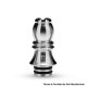 Authentic KIZOKU Chess Series Replacement 510 Drip Tip for RDA /RTA/RDTA/Sub-Ohm Tank Atomizer - Silver, Bishop, 26.73mm (6 PCS)