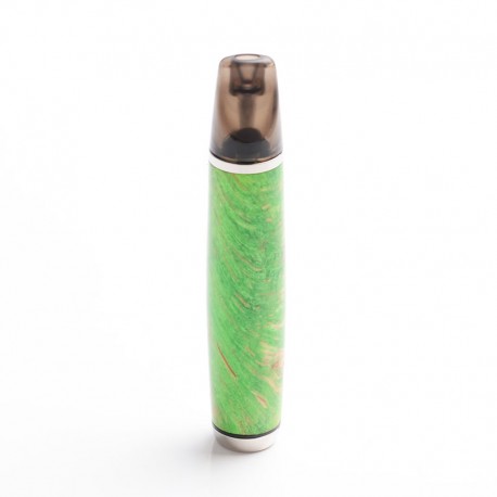 Authentic Ultroner Oner 12W 380mAh Pod System Starter Kit - Green, Stainless Steel+ Stabilized Wood, 5~12W, 1.5ohm, 2ml