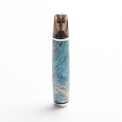 Authentic Ultroner Oner 12W 380mAh Pod System Starter Kit - Blue, Stainless Steel+ Stabilized Wood, 5~12W, 1.5ohm, 2ml