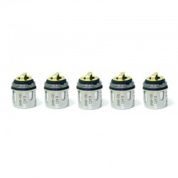 Authentic Cool Lava 1.5 Sub-Ohm Tank Replacement Coil Head - Silver, 0.3ohm (5 PCS)