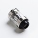 Authentic Cool Vapor Lava 1.5 Sub-Ohm Tank Atomizer Clearomizer - SS, Stainless Steel + Glass, 4.6ml, 24mm Diameter